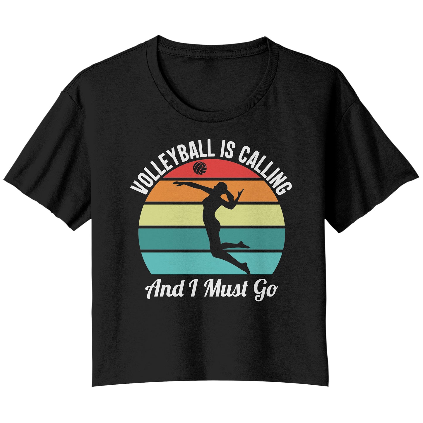 Volleyball is Calling ~ Modest Crop Short Sleeve